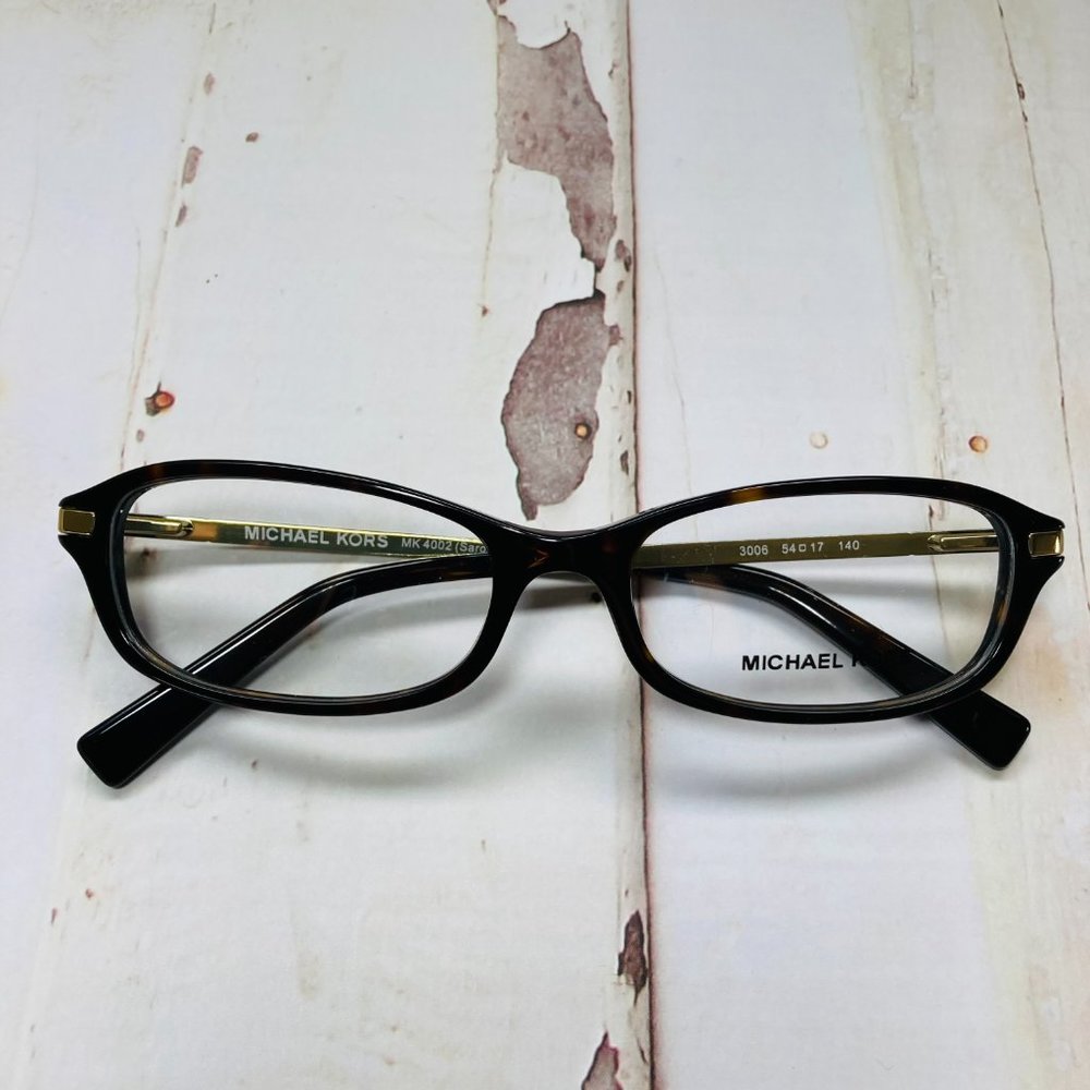 Michael Kors Rectangular Brown Eyeglasses Glasses Frames W/Box NWOT - Picture 13 of 13